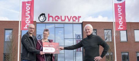 Heuver haalt € 4.500 op voor het goede doel