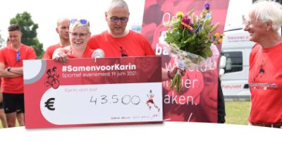 Heuver haalt € 43.500,- op tijdens #SamenvoorKarin