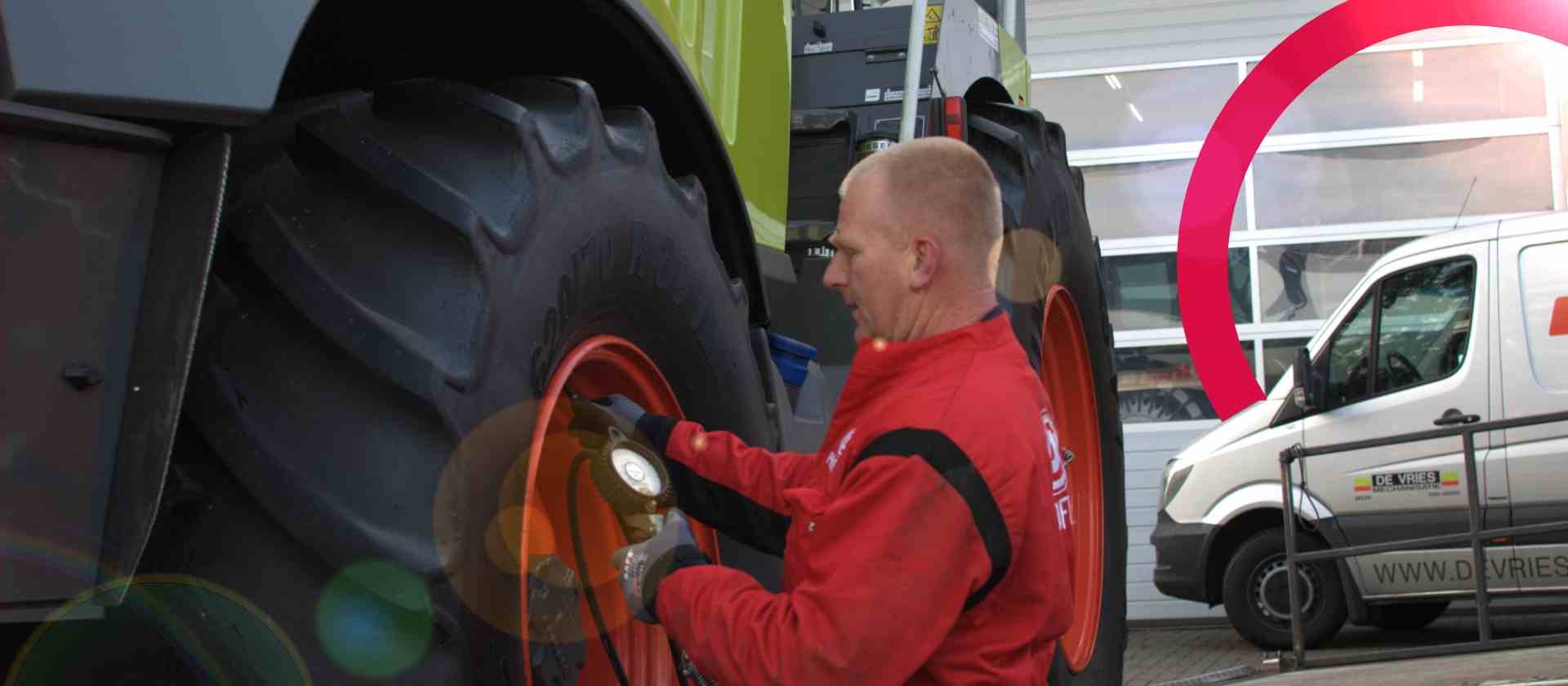 De optimale bandenspanning voor uw landbouwbanden